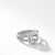 Load image into Gallery viewer, Petite Albion® Ring with Prasiolite and Diamonds, Size 8