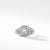 Petite Albion® Ring with White Topaz and Diamonds, Size 6