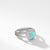 Load image into Gallery viewer, Petite Albion® Ring with Turquoise and Diamonds, Size 7