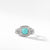 Load image into Gallery viewer, Petite Albion® Ring with Turquoise and Diamonds, Size 7