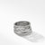 Load image into Gallery viewer, Double X Crossover Ring with Diamonds, Size 8