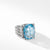 Load image into Gallery viewer, Ring with Blue Topaz and Diamonds, Size 6