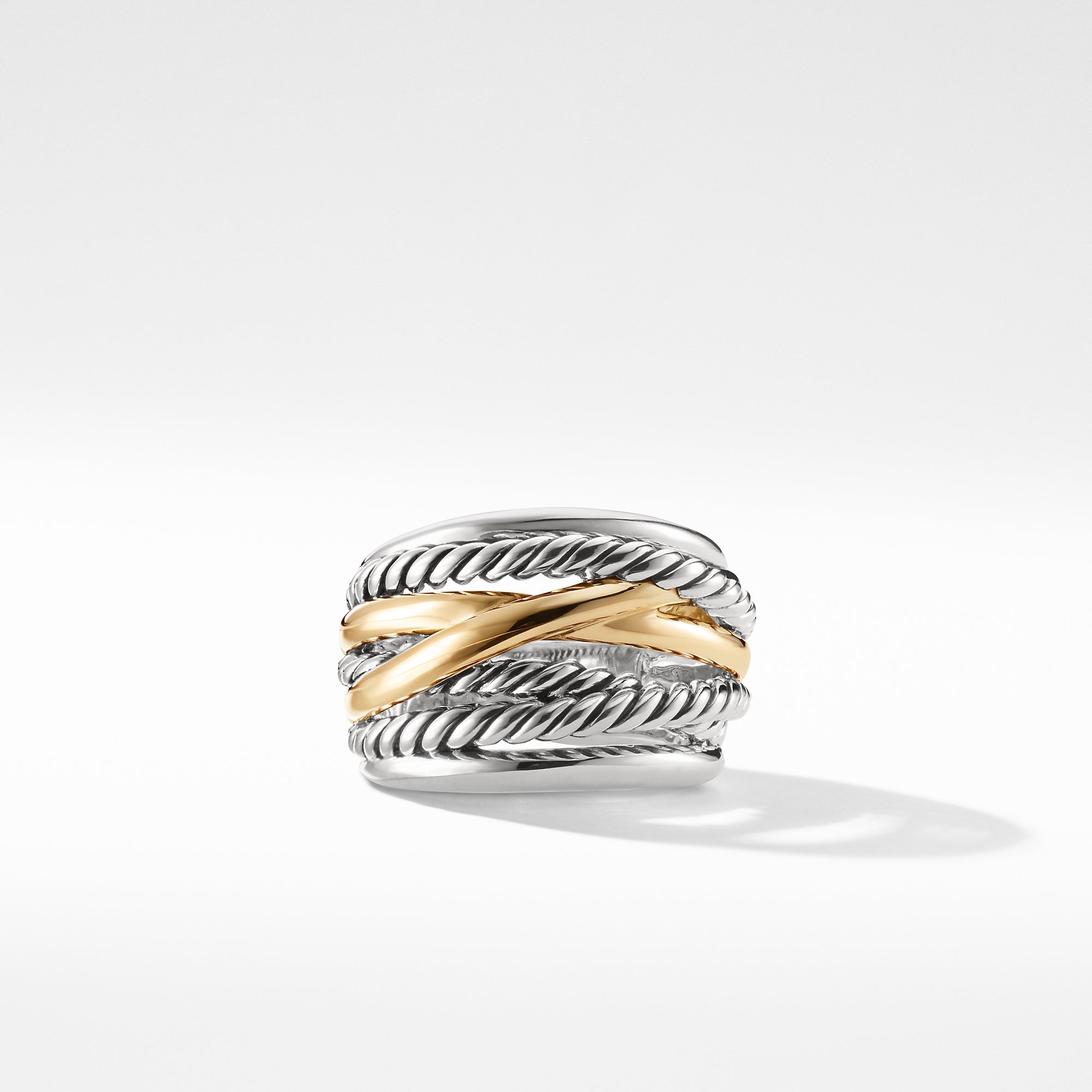 David yurman crossover wide ring with gold 2025