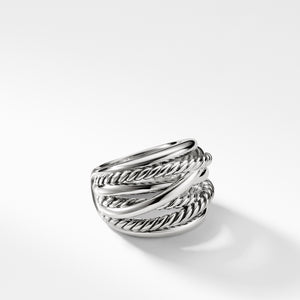 Crossover Wide Ring, Size 6