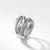 Crossover Wide Ring, Size 7