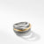 Load image into Gallery viewer, Crossover Narrow Ring with Gold, Size 7
