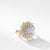Load image into Gallery viewer, Starburst Ring with Diamonds in Gold, Size 7
