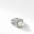 Load image into Gallery viewer, Petite Wheaton Ring with Prasiolite and Diamonds, Size 7