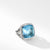 Load image into Gallery viewer, Ring with Blue Topaz and Diamonds, Size 7
