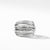 Crossover Dome Ring with Diamonds, Size 7