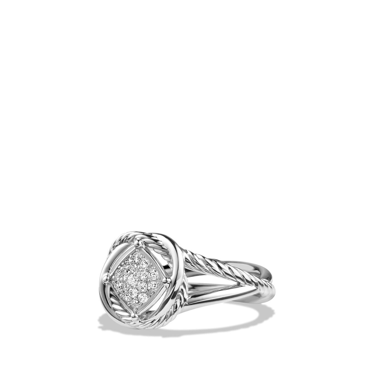 David Yurman Infinity Ring with Diamonds