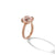 Load image into Gallery viewer, Chatelaine® Ring with Morganite and Diamonds in 18K Rose Gold, Size 5.5