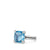 Châtelaine® Ring with Blue Topaz and Diamonds, 11mm, Size 8