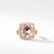 Load image into Gallery viewer, Châtelaine® Pavé Bezel Ring in 18K Rose Gold with Morganite, Size 6
