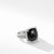 Load image into Gallery viewer, Châtelaine® Pavé Bezel Ring with Black Onyx and Diamonds, 14mm, Size 6