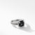 Chatelaine® Pave Bezel Ring with Black Onyx and Diamonds, Size 8