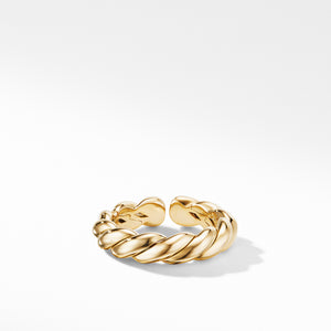 Gold Flex Band Ring in 18K Yellow Gold, Size 6-7