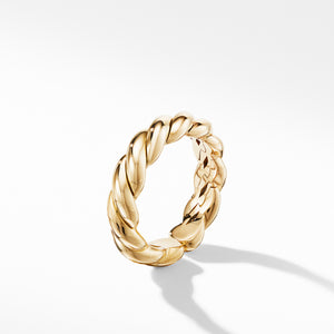 Gold Flex Band Ring in 18K Yellow Gold, Size 6-7