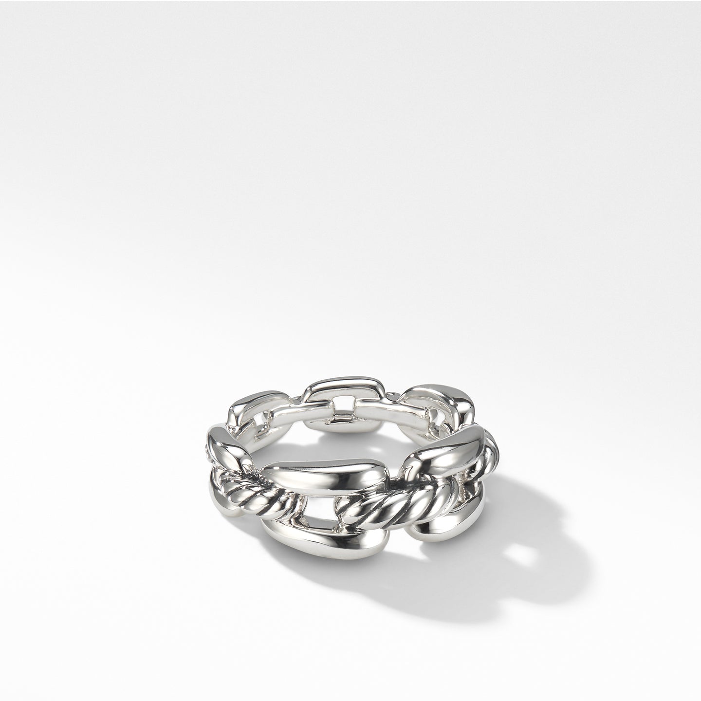 Wellesley Chain Link Ring, 8mm, Size 4.5
