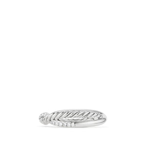Continuance® Twist Ring with Diamonds, Size 8