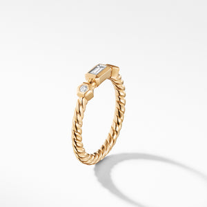 Novella Ring with Diamonds, Size 7