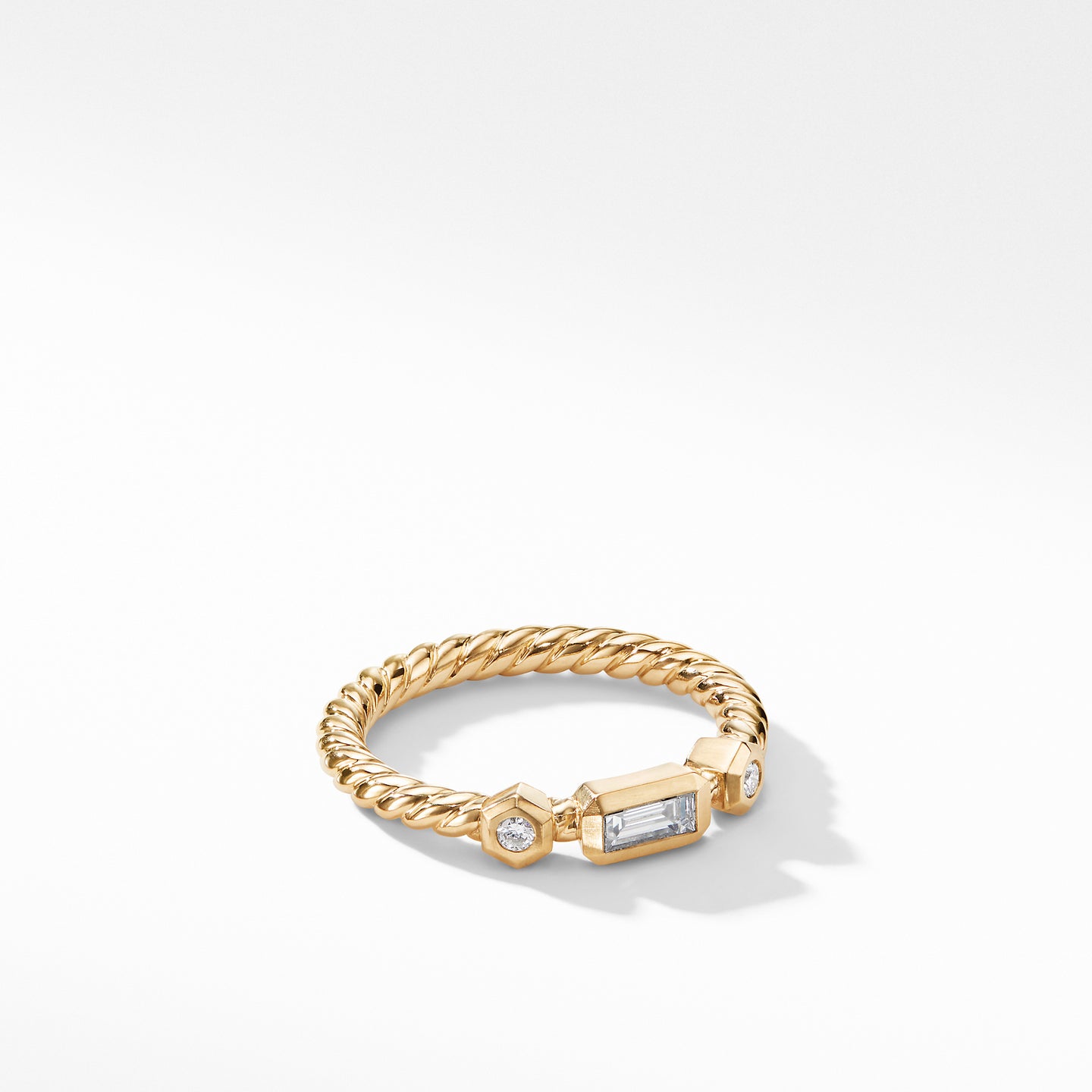 Novella Ring with Diamonds, Size 7