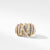 Helena Statement Ring with 18K Gold and Diamonds, Size 9
