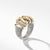 Helena Statement Ring with 18K Gold and Diamonds, Size 9