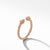 Renaissance Ring in 18K Rose Gold with Diamonds, Size 7