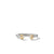 Sterling Silver David Yurman Renaissance Pearl Ring with 14k yellow gold and Diamonds