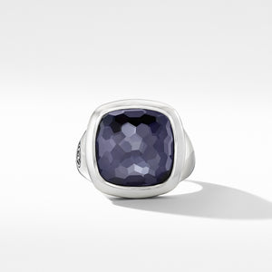 Albion® Ring with Black Orchid, Size 7