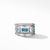 Load image into Gallery viewer, Stax Wide Ring with Hampton Blue Topaz and Diamonds, Size 6