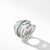 Load image into Gallery viewer, Stax Wide Ring with Hampton Blue Topaz and Diamonds, Size 7.5