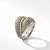 Load image into Gallery viewer, DY Origami Crossover Ring with 18K Yellow Gold, Size 6