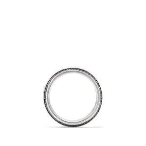 Streamline® Pavé Band Ring with Black Diamonds, Size 10