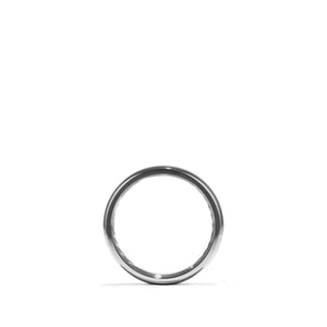 DY Classic Band Ring in Grey Titanium, Size 9