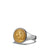 Petrvs® Lion Signet Pinky Ring with 18K Gold, Size 9
