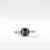 Châtelaine® Ring with Black Onyx and Diamonds, Size 5