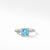 Load image into Gallery viewer, Châtelaine® Ring with Blue Topaz and Diamonds, Size 5