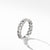 Belmont Curb Link Narrow Ring with Pavé Diamonds, Size 5 (Image 3)