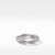 Petite Infinity Twisted Ring with Pavé Diamonds, Size 6