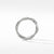Petite Infinity Twisted Ring with Pavé Diamonds, Size 6
