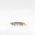 Helena Wrap Ring in Sterling Silver and 18K Yellow Gold with Diamonds, Size 6