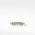 Helena Wrap Ring in Sterling Silver and 18K Yellow Gold with Diamonds, Size 7