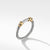 Helena Wrap Ring in Sterling Silver and 18K Yellow Gold with Diamonds, Size 7