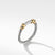 Helena Wrap Ring in Sterling Silver and 18K Yellow Gold with Diamonds, Size 6