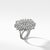 Starburst Ring with Pavé Diamonds, Size 7