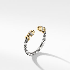 David Yurman   Ring in Silver and 18-Karat Yellow Gold