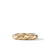 Load image into Gallery viewer, Cable Edge Band Ring in Recycled 18K Yellow Gold, Size 8