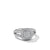 Petite Albion Ring with Pavé Diamonds, Size 7